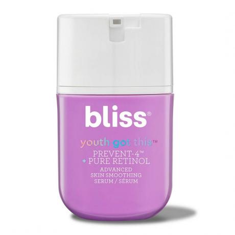 Bliss Youth fick detta Prevent-4 + Pure Retinol Advanced Skin Smoothing Serum