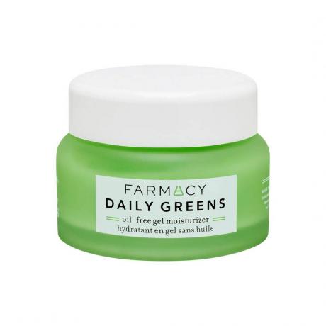 Farmacy Daily Greens Gel hydratant sans huile sur fond blanc