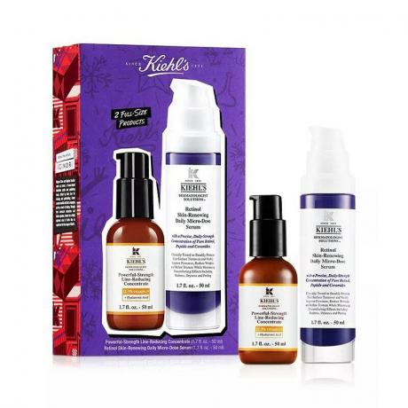 Kiehl's Day-to-Night Wrinkle-Reducing Duo на бял фон