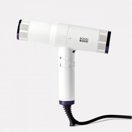 Bondi Boost Sonic Hair Dryer biely fén na svetlosivom podklade