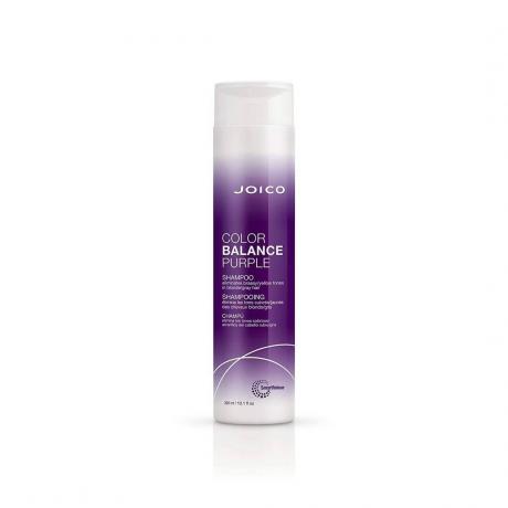 Joico Color Balance Purple Shampoo valkoisella pohjalla 
