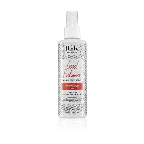 IGK Good-Behavior 4-in-1 Prep Spray på hvit bakgrunn 
