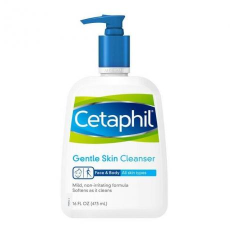 Най -добрите почистващи препарати за чувствителна кожа: Cetaphil Нежна почистваща кожа за лице и тяло