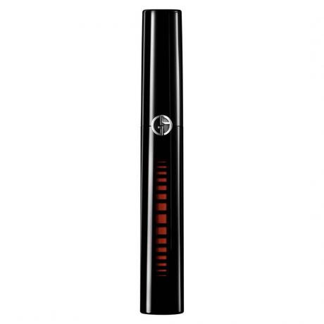 Armani Beauty Ecstasy Mirror Lip Gloss schwarze Tube Lipgloss auf weißem Hintergrund