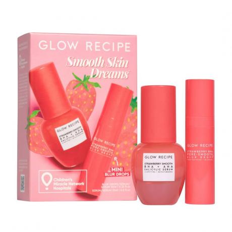 Glow Recipe Smooth Skin Dreams Kit valkoisella pohjalla
