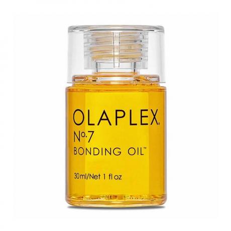 Olaplex No.7 Bonding Oil sur fond blanc