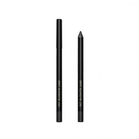 Pat McGrath Labs Permagel Ultra Eye Pencil deux crayons eye-liner noir sur fond blanc