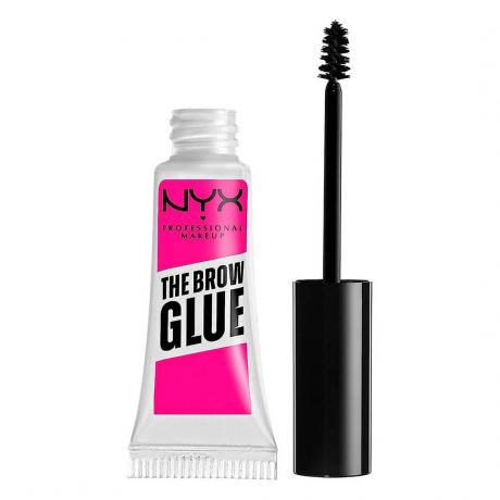Nyx Professional Makeup The Brow Glue valkoisella pohjalla