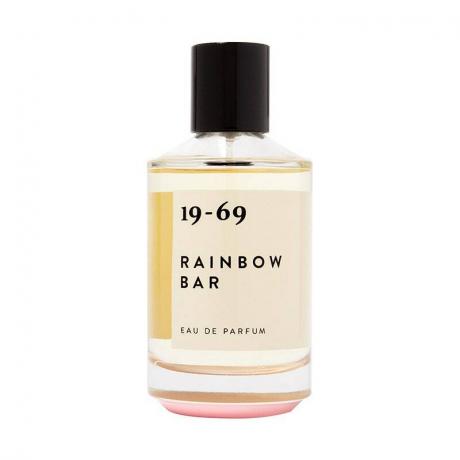 19-69 Rainbow Bar Eau de Parfum: Un flacon de parfum en verre sur fond blanc