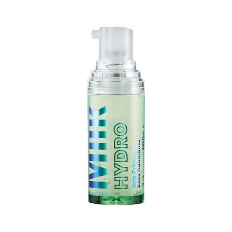 Cartilha de maquiagem hidratante Hydro Grip Milk Makeup em fundo branco