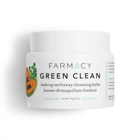 Farmacy Green Clean Cleansing Balm sur fond blanc