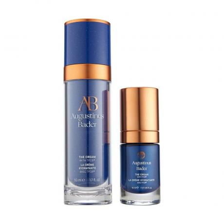 Augustinus Bader Daily Essential Duo The Cream บนพื้นหลังสีขาว