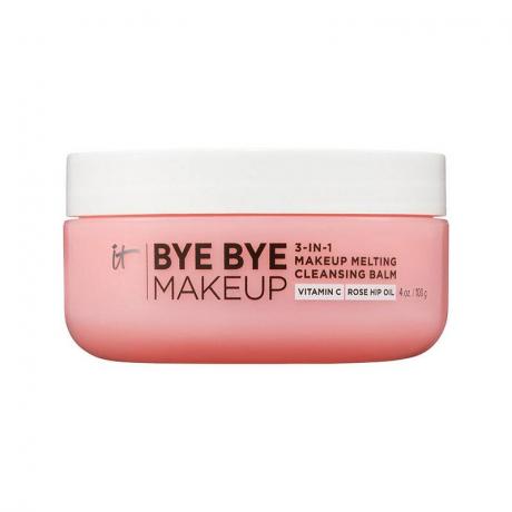 The IT Cosmetics Bye Bye Makeup 3-в-1 Очищающий тающий бальзам для макияжа на белом фоне