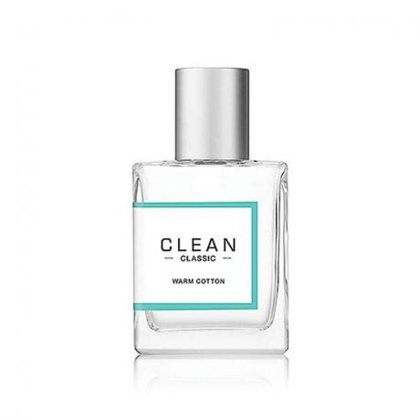 Apa de parfum Clean Classic pe fundal alb
